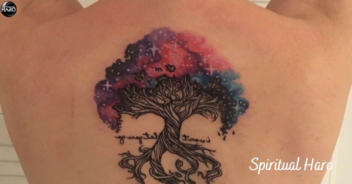 Feminine Unique Tree of Life Tattoo