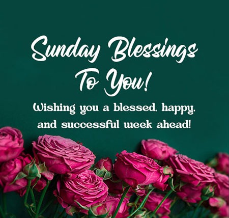 Beautiful Good Morning Sunday Blessings