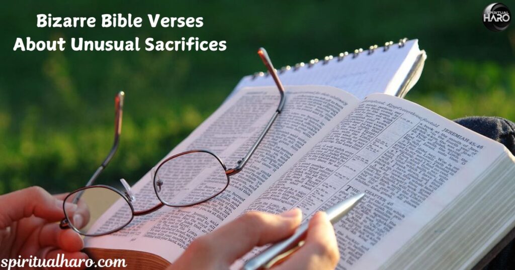 Bizarre Bible Verses About Unusual Sacrifices