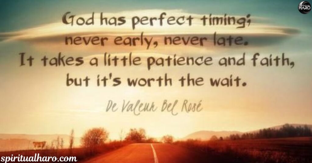 God's Timing and Patience