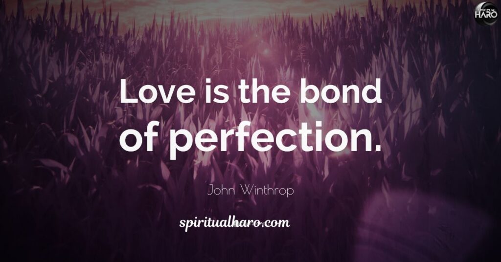 Love is a Bond of Perfection 