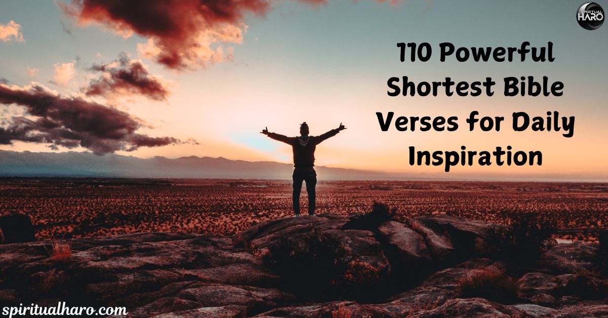 Powerful Shortest Bible Verses for Daily Inspiration