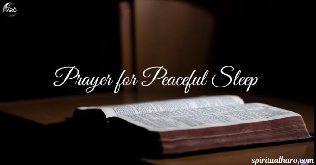 Prayer for Peaceful Sleep