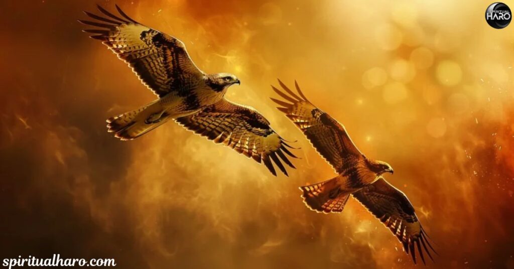 The Spiritual Significance of Two Hawks Circling