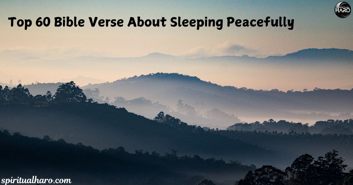 Top 60 Bible Verse About Sleeping Peacefully