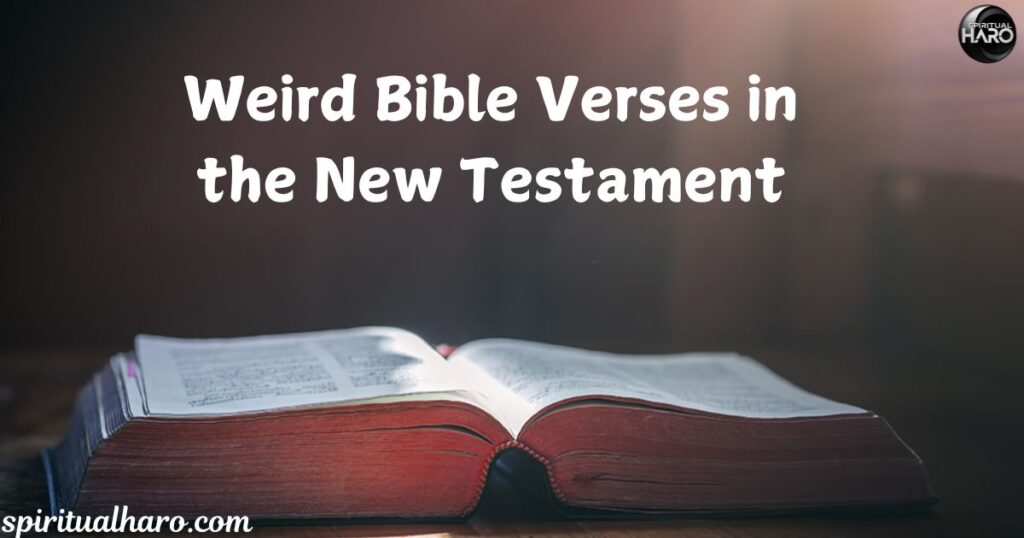 Weird Bible Verses in the New Testament