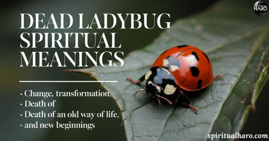 Dead Ladybug Spiritual Meanings