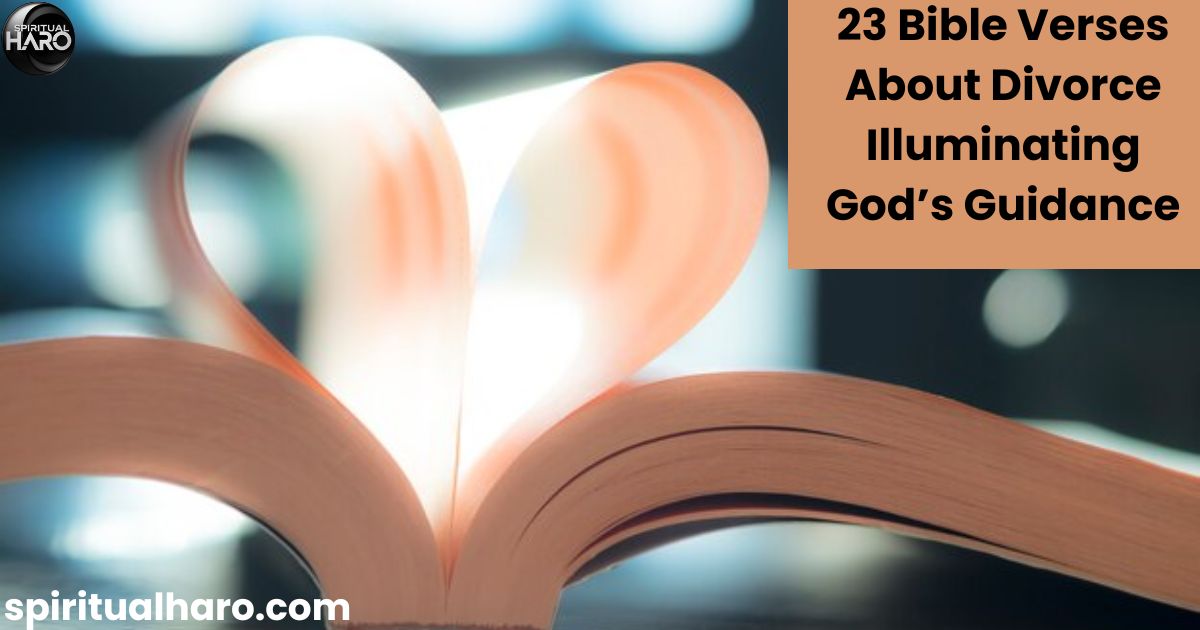 Bible Verses About Divorce